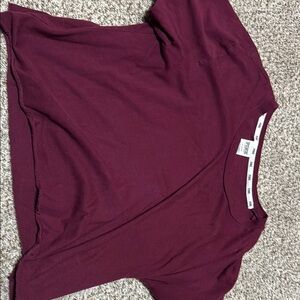 Victoria's Secret Burgundy Crop Top